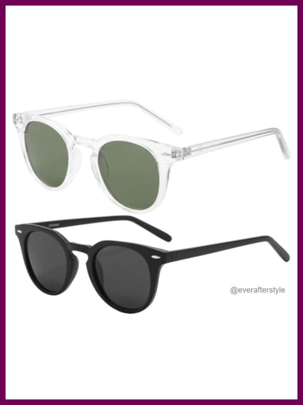 Polarized Round Sunglasses UV400 Protection Small Face Retro Design